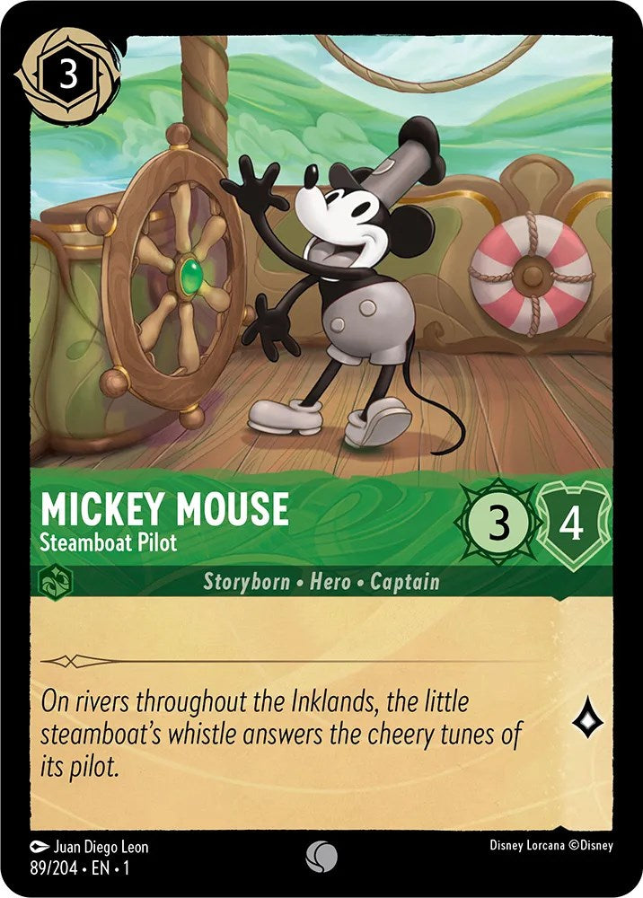 Mickey Mouse - Steamboat Pilot (89/204) [The First Chapter] | Webway Games
