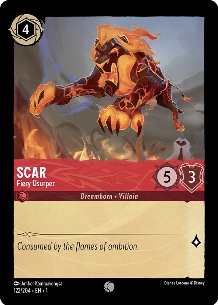 Scar - Fiery Usurper (122/204) [The First Chapter] | Webway Games