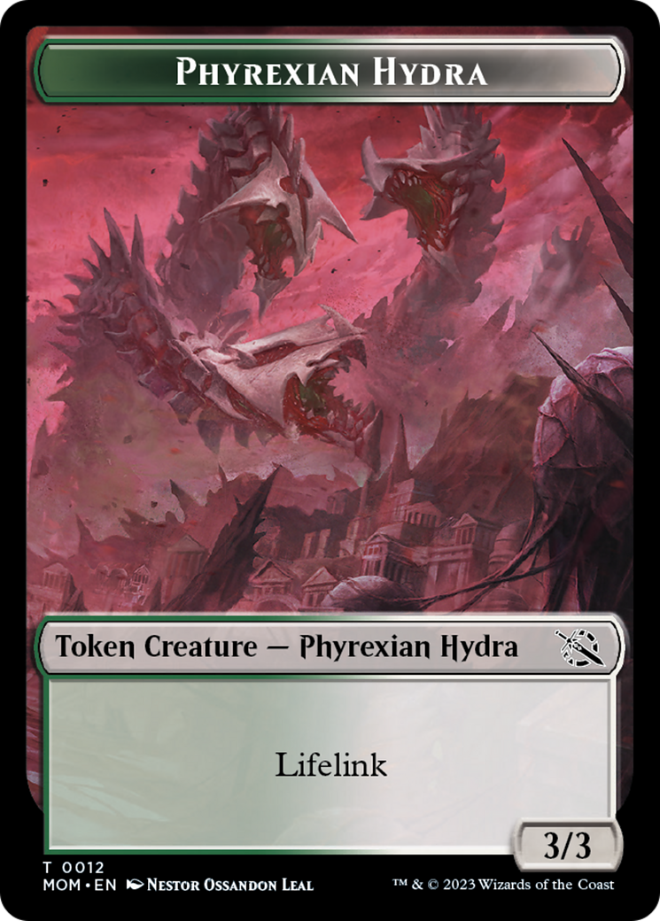 Elemental (2) // Phyrexian Hydra (12) Double-Sided Token [March of the Machine Tokens] | Webway Games