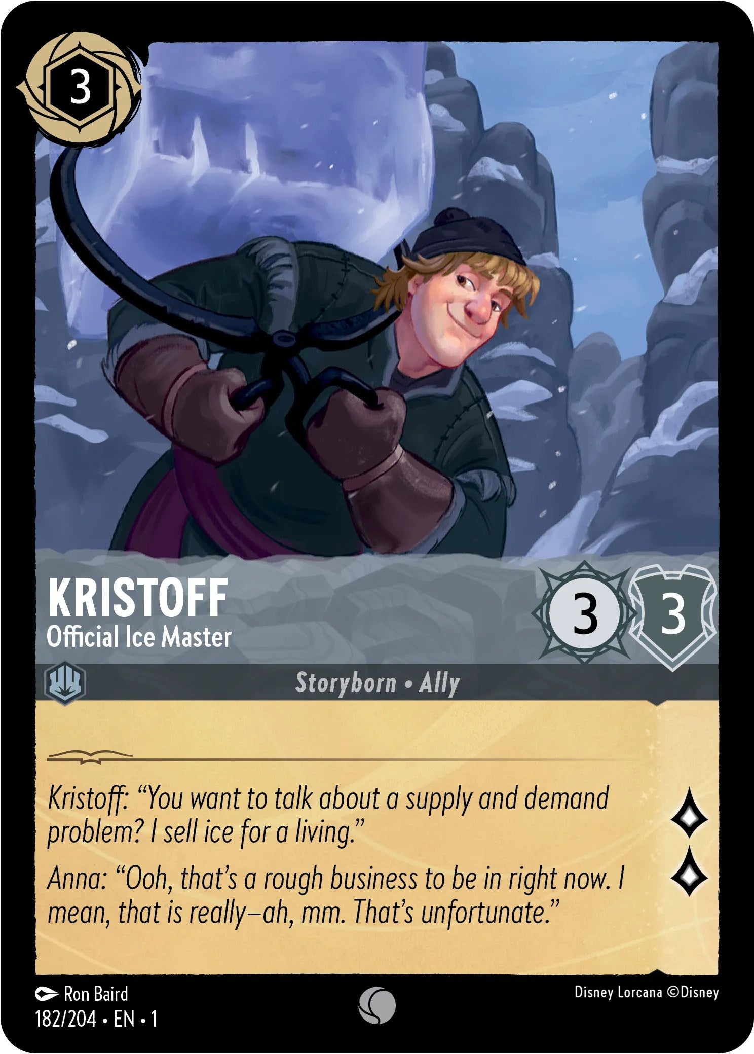 Kristoff - Official Ice Master (182/204) [The First Chapter] | Webway Games