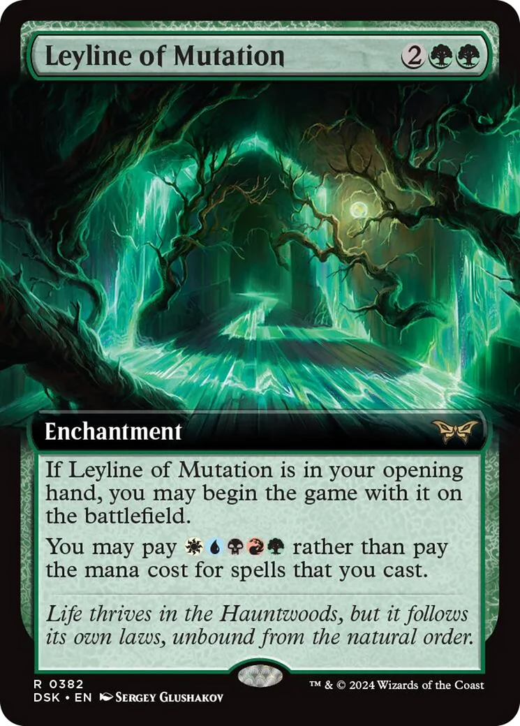 Leyline of Mutation (Extended Art) [Duskmourn: House of Horror] | Webway Games