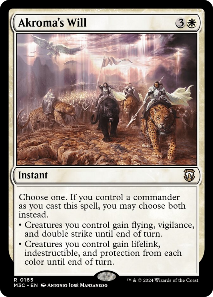 Akroma's Will (Ripple Foil) [Modern Horizons 3 Commander] | Webway Games