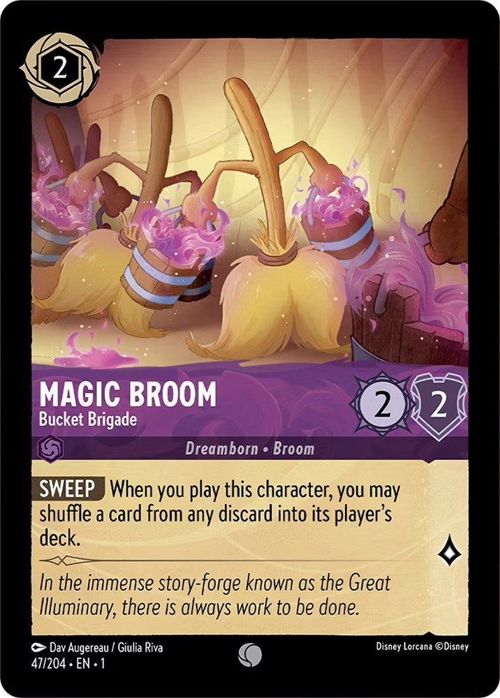 Magic Broom - Bucket Brigade (47/204) [The First Chapter] | Webway Games