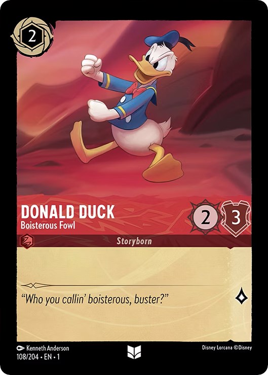 Donald Duck - Boisterous Fowl (108/204) [The First Chapter] | Webway Games