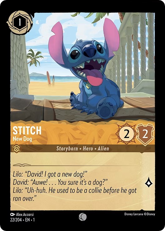 Stitch - New Dog (22/204) [The First Chapter] | Webway Games