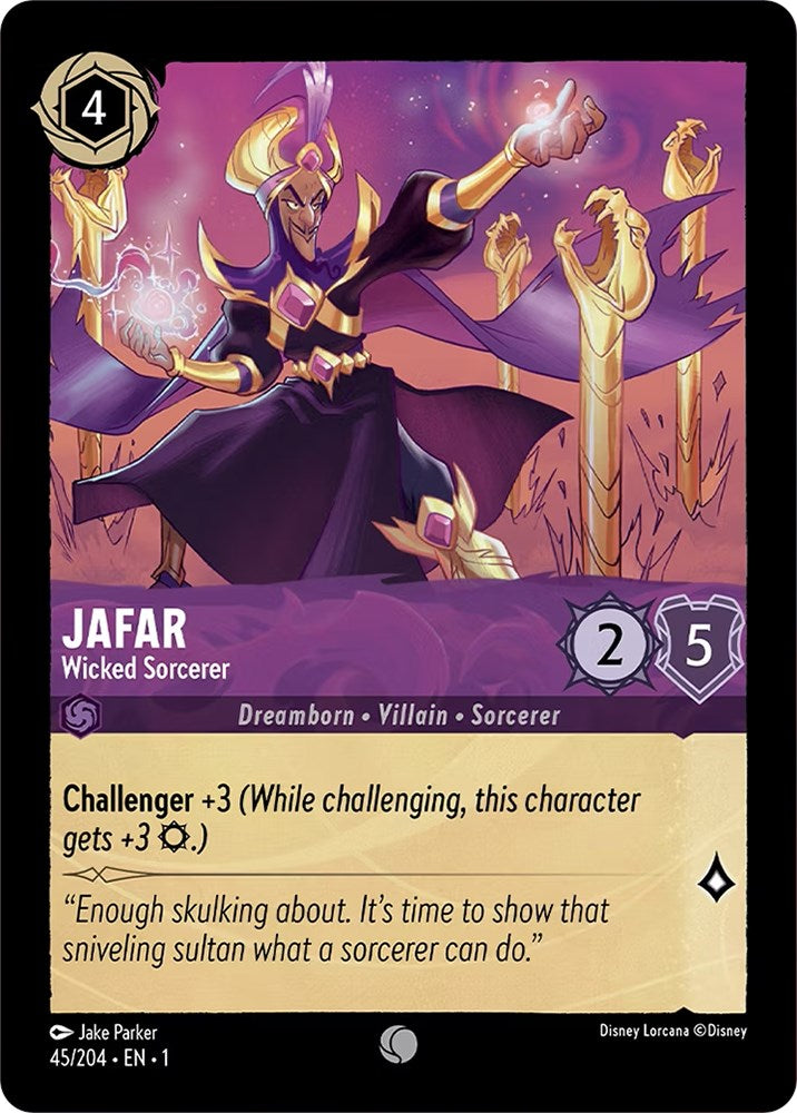 Jafar - Wicked Sorcerer (45/204) [The First Chapter] | Webway Games