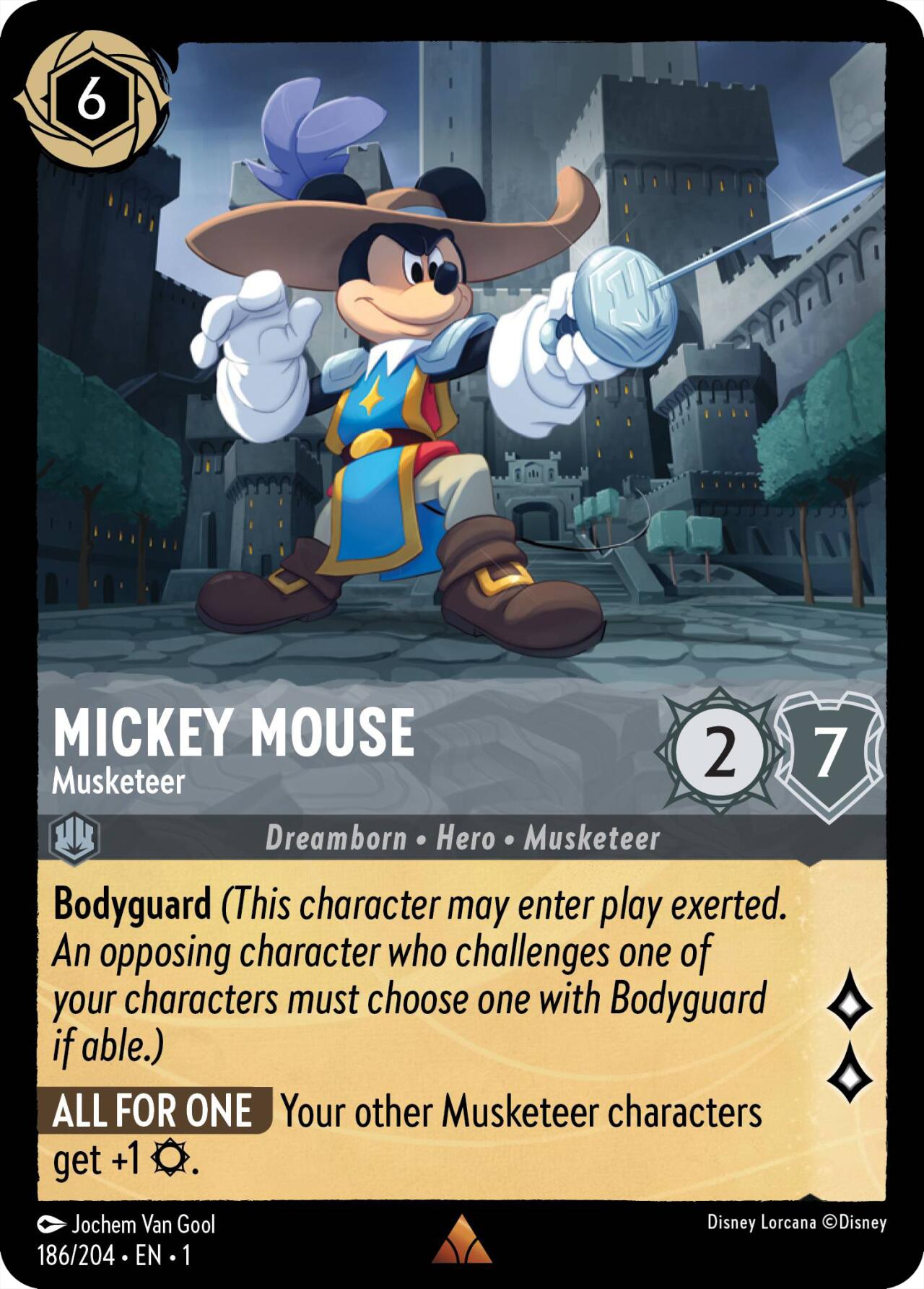 Mickey Mouse - Musketeer (186/204) [The First Chapter] | Webway Games