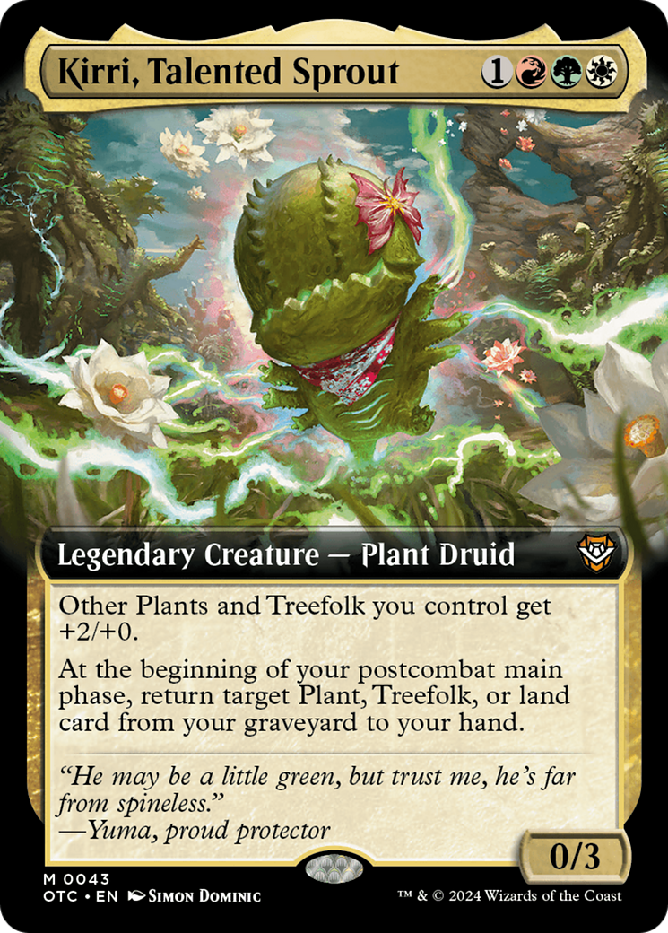 Kirri, Talented Sprout (Extended Art) [Outlaws of Thunder Junction Commander] | Webway Games