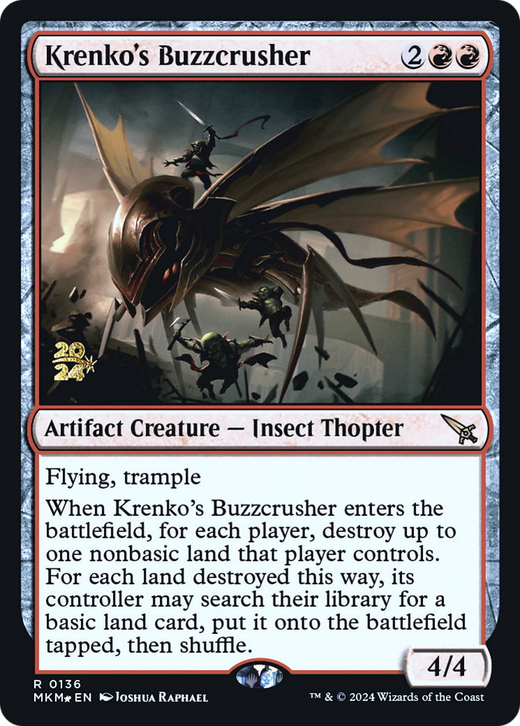 Krenko's Buzzcrusher [Murders at Karlov Manor Prerelease Promos] | Webway Games