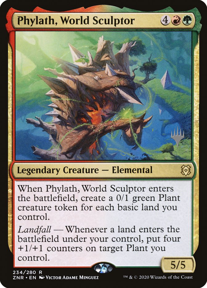 Phylath, World Sculptor (Promo Pack) [Zendikar Rising Promos] | Webway Games