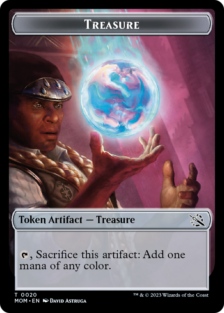 Spirt (9) // Treasure Double-Sided Token [March of the Machine Commander Tokens] | Webway Games
