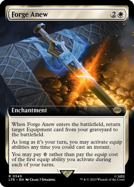 Forge Anew (Extended Art) [The Lord of the Rings: Tales of Middle-Earth] | Webway Games