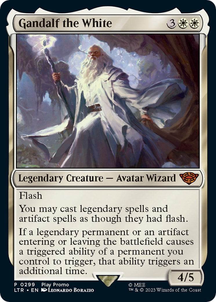 Gandalf the White (Play Promo) [The Lord of the Rings: Tales of Middle-Earth] | Webway Games