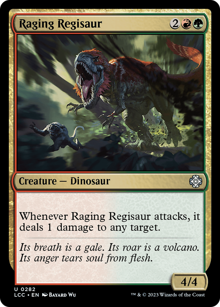 Raging Regisaur [The Lost Caverns of Ixalan Commander] | Webway Games