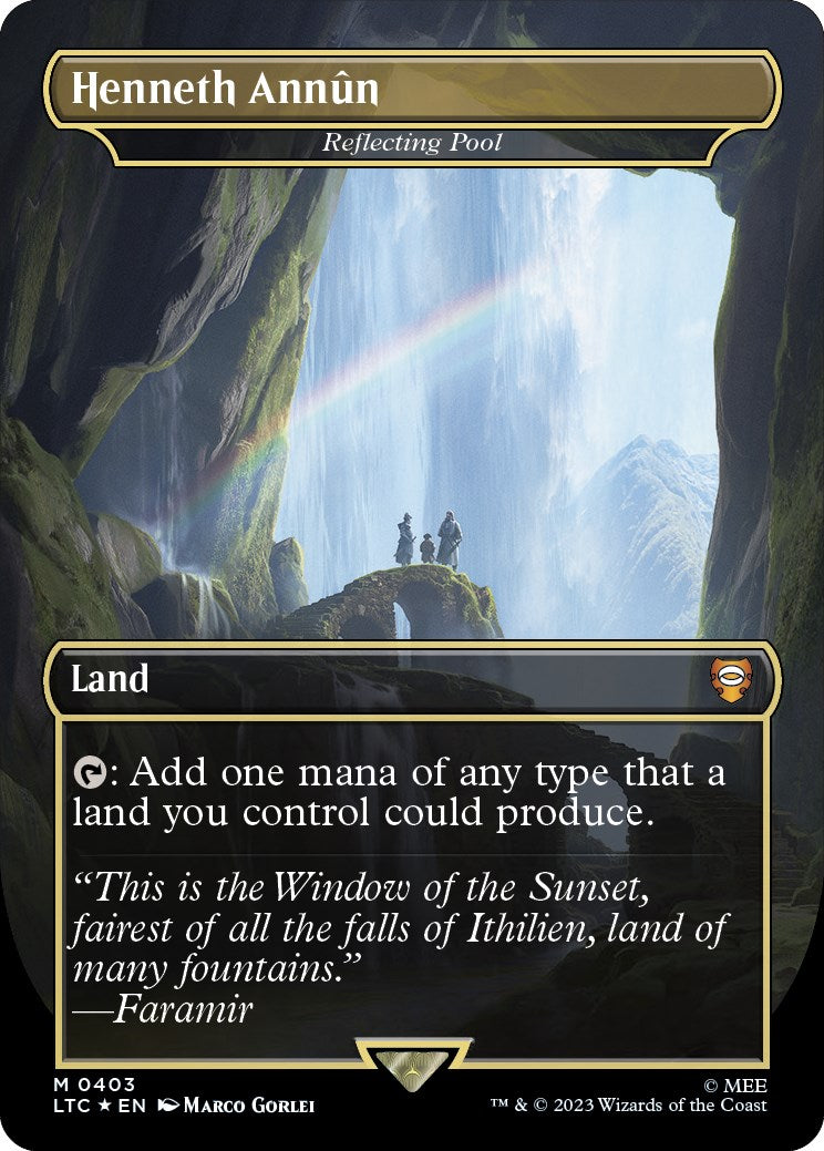 Henneth Annun - Reflecting Pool (Surge Foil Realms and Relics) [The Lord of the Rings: Tales of Middle-Earth Commander] | Webway Games