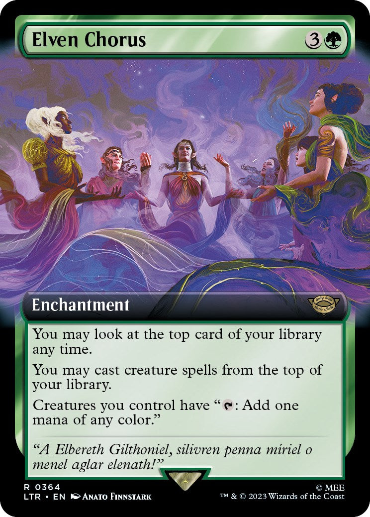 Elven Chorus (Extended Art) [The Lord of the Rings: Tales of Middle-Earth] | Webway Games