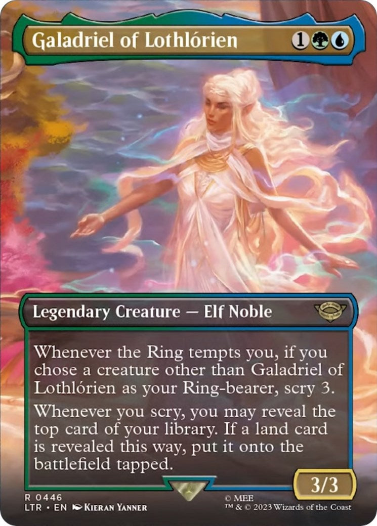 Galadriel of Lothlorien (Borderless Alternate Art) [The Lord of the Rings: Tales of Middle-Earth] | Webway Games