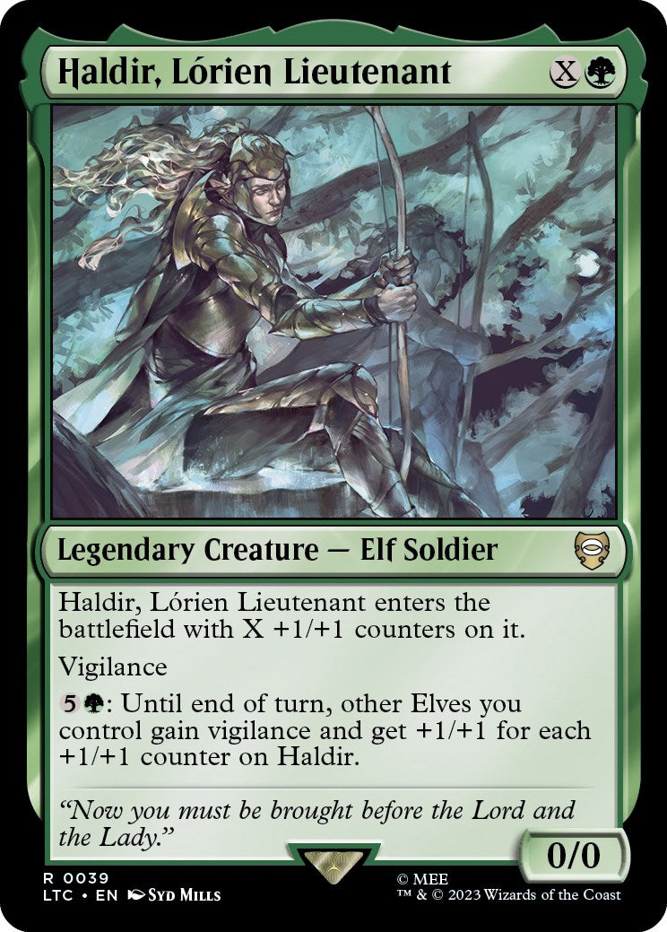 Haldir, Lorien Lieutenant [The Lord of the Rings: Tales of Middle-Earth Commander] | Webway Games