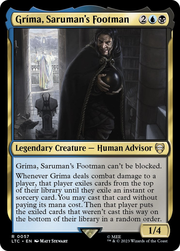 Grima, Saruman's Footman [The Lord of the Rings: Tales of Middle-Earth Commander] | Webway Games