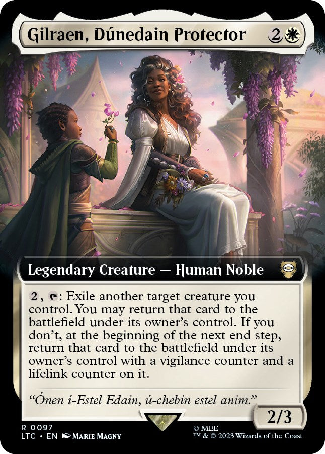 Gilraen, Dunedain Protector (Extended Art) [The Lord of the Rings: Tales of Middle-Earth Commander] | Webway Games