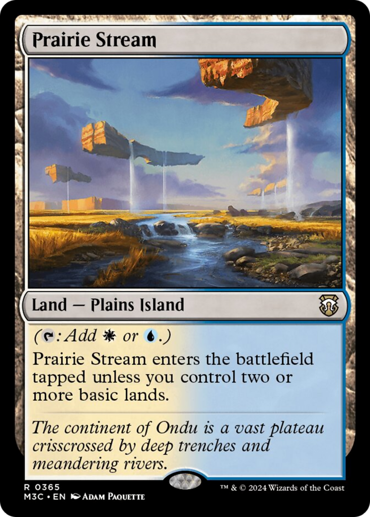 Prairie Stream (Ripple Foil) [Modern Horizons 3 Commander] | Webway Games