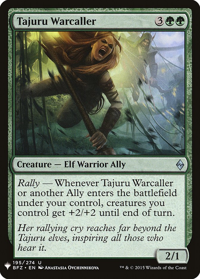 Tajuru Warcaller [Mystery Booster] | Webway Games