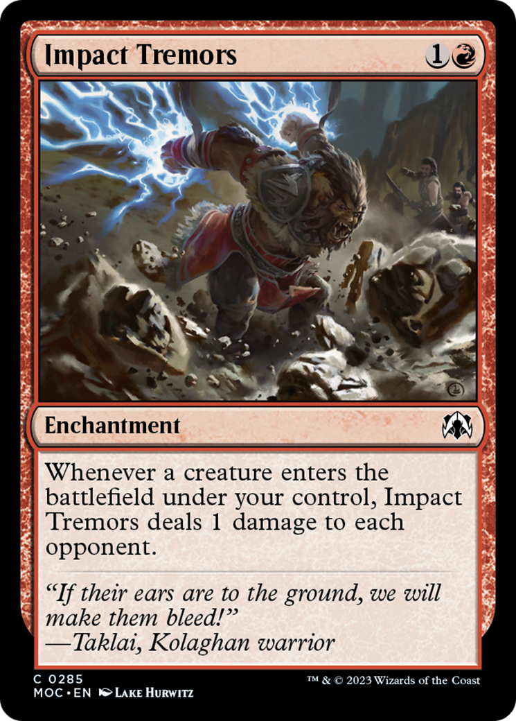 Impact Tremors [March of the Machine Commander] | Webway Games