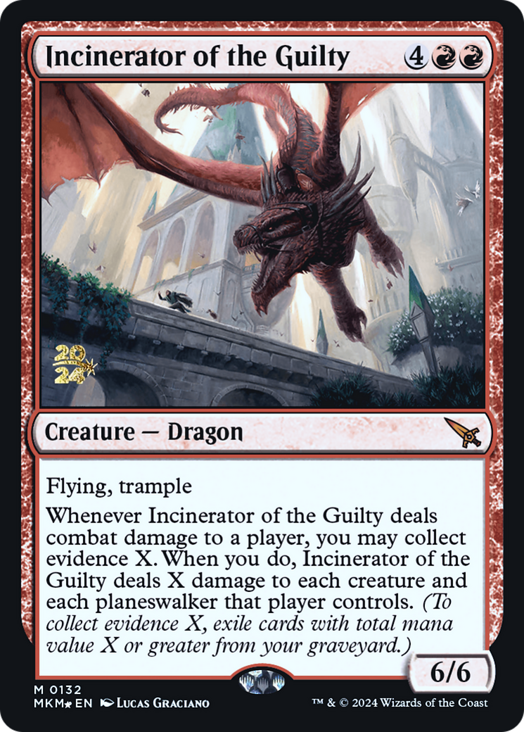 Incinerator of the Guilty [Murders at Karlov Manor Prerelease Promos] | Webway Games