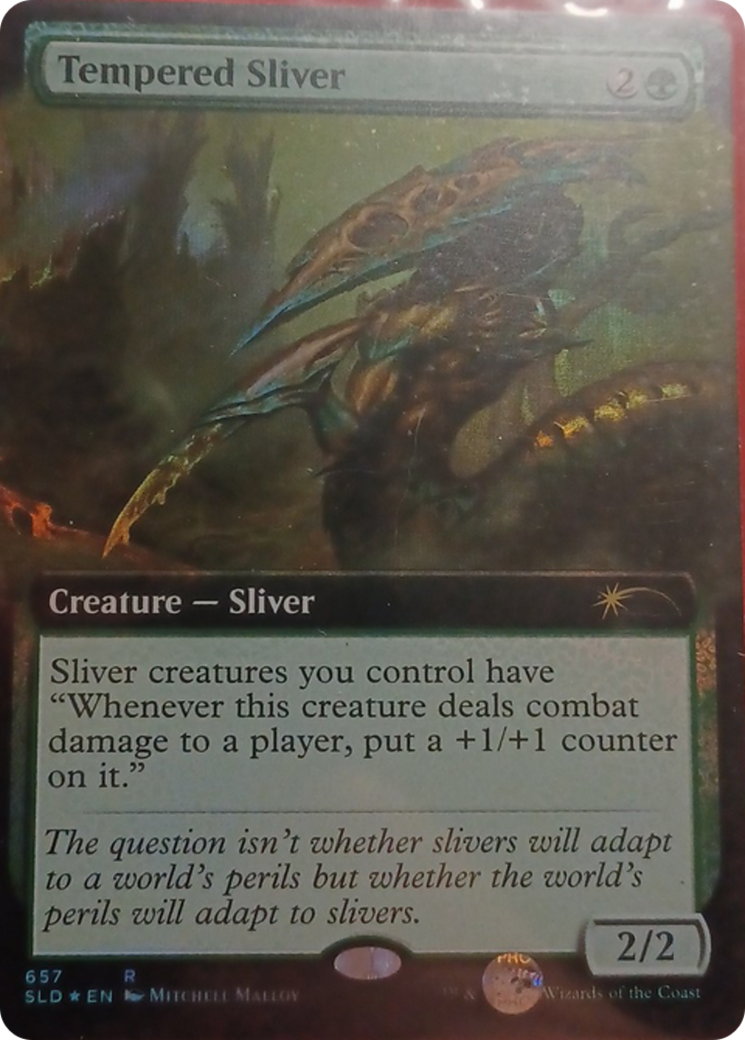 Tempered Sliver (Extended Art) [Secret Lair Drop Promos] | Webway Games