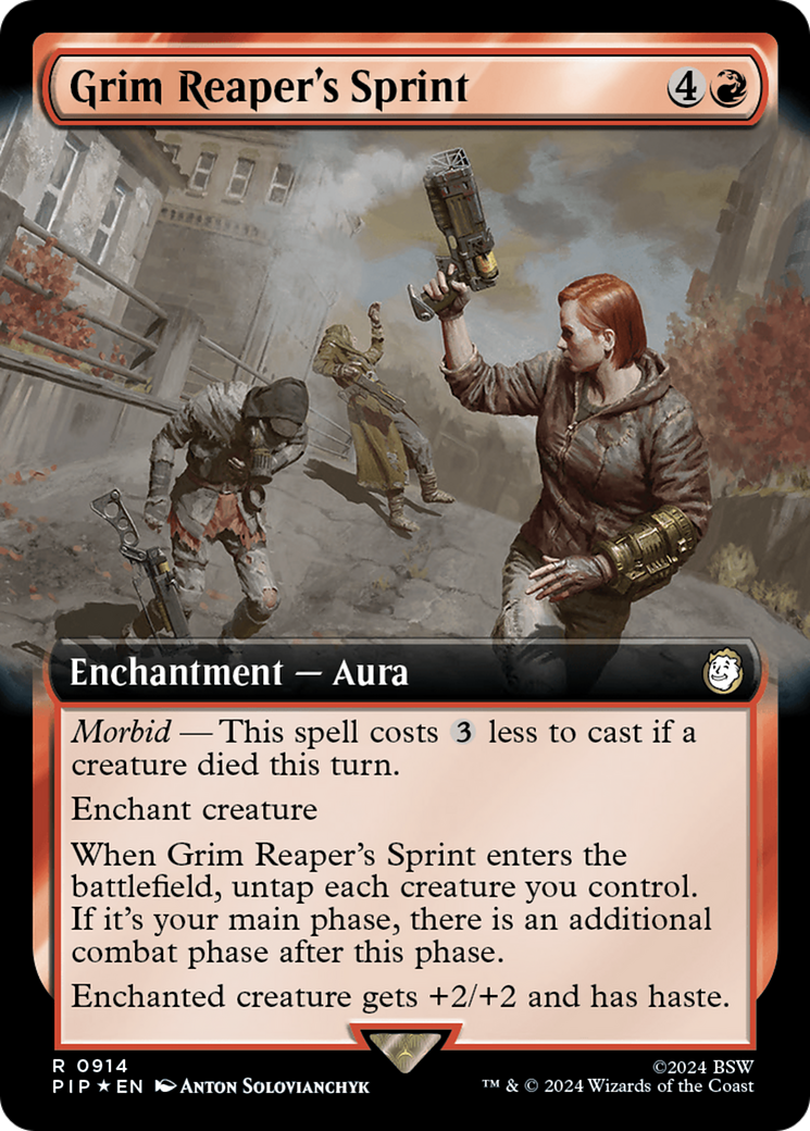 Grim Reaper's Sprint (Extended Art) (Surge Foil) [Fallout] | Webway Games