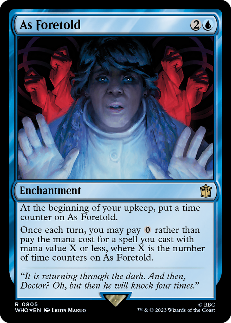 As Foretold (Surge Foil) [Doctor Who] | Webway Games