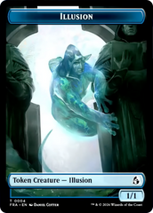 Illusion // Jace Double-Sided Token [Reality Fracture Tokens] | Webway Games