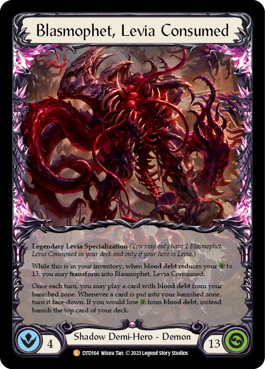 Levia, Redeemed // Blasmophet, Levia Consumed [DTD164] (Dusk Till Dawn) | Webway Games
