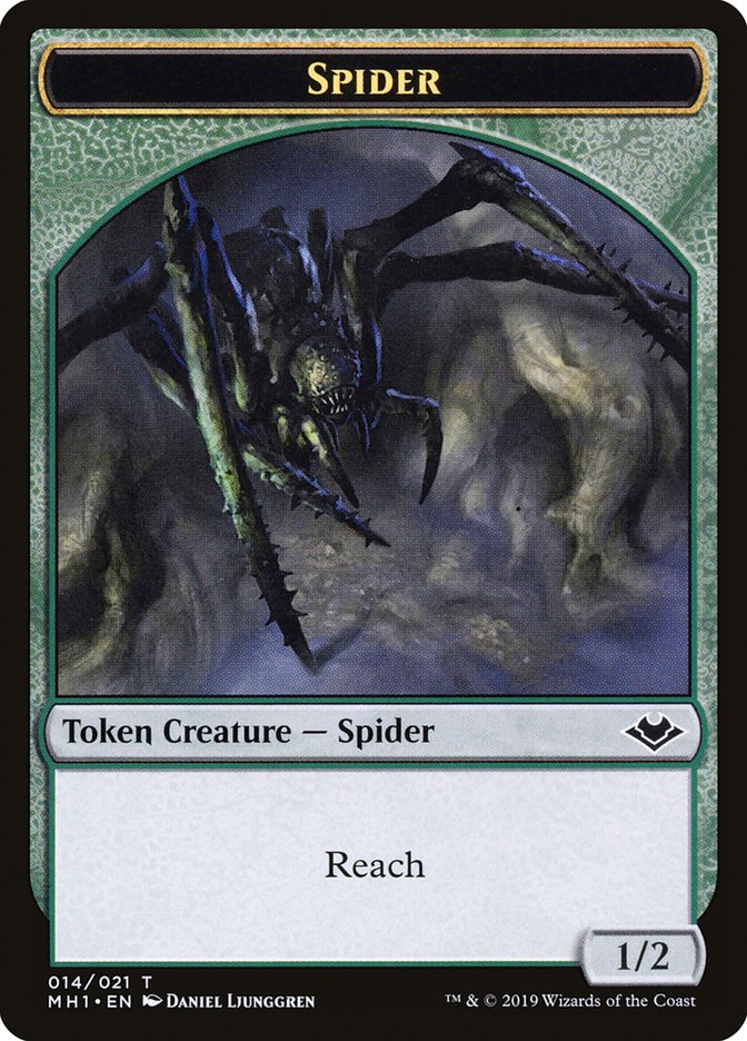 Spider Token [Modern Horizons Tokens] | Webway Games