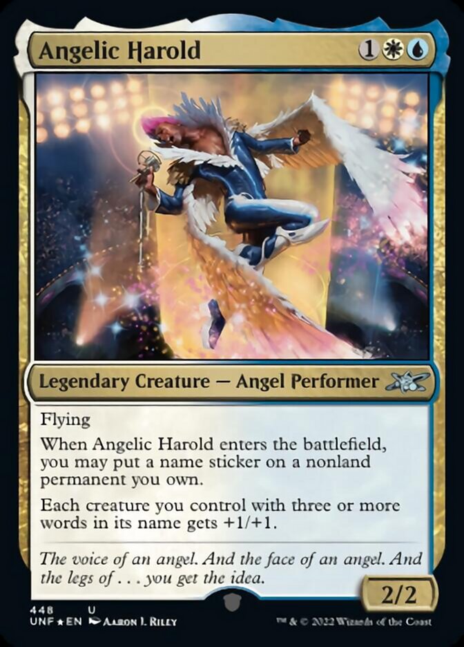 Angelic Harold (Galaxy Foil) [Unfinity] | Webway Games