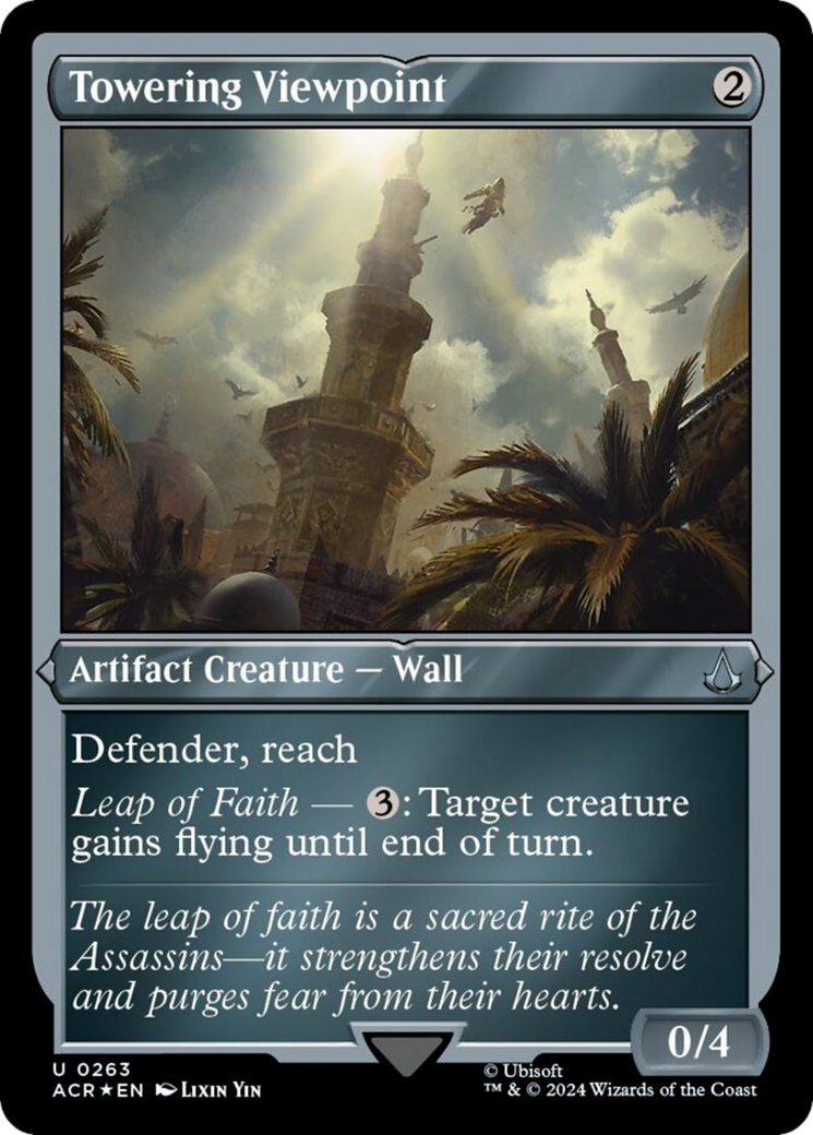 Towering Viewpoint (Foil Etched) [Assassin's Creed] | Webway Games