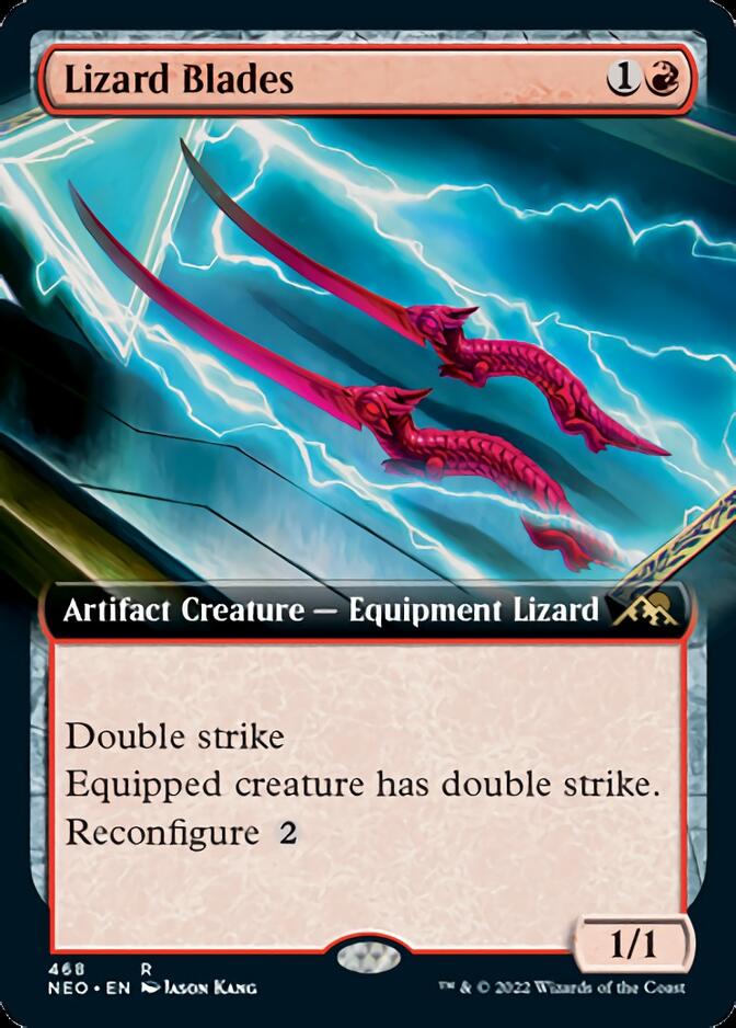 Lizard Blades (Extended Art) [Kamigawa: Neon Dynasty] | Webway Games
