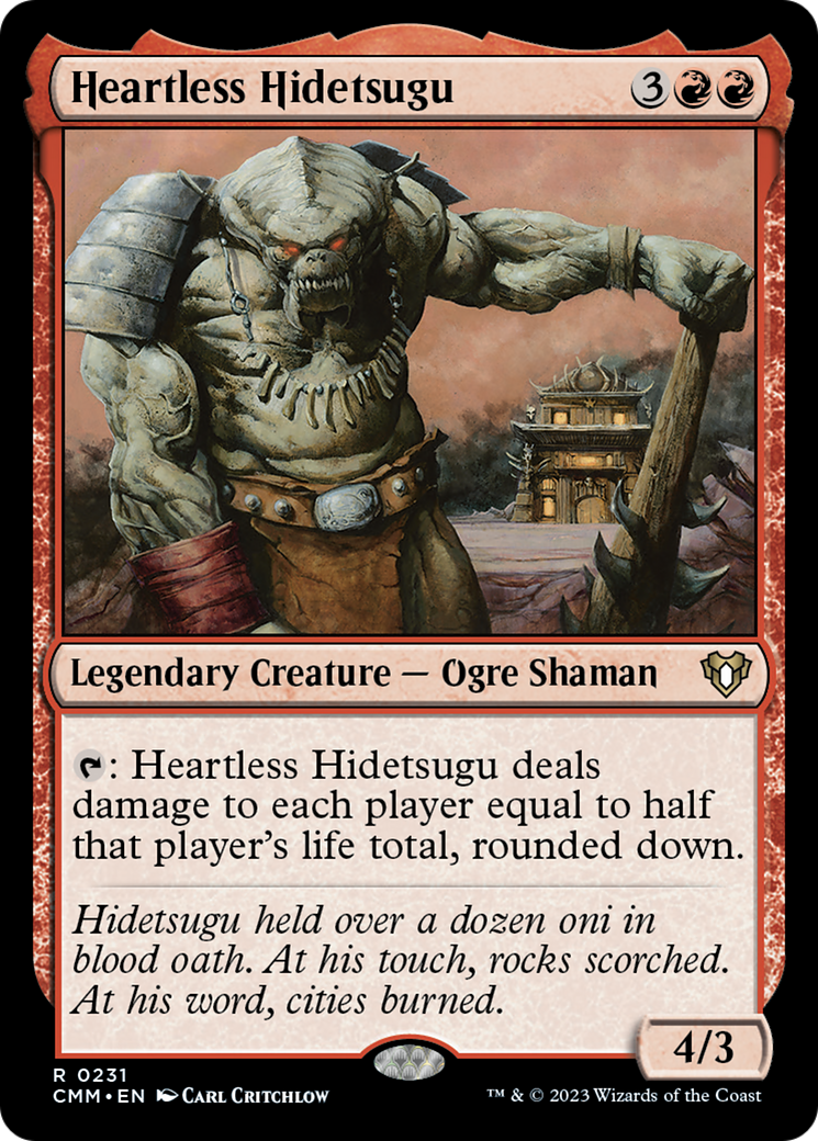 Heartless Hidetsugu [Commander Masters] | Webway Games