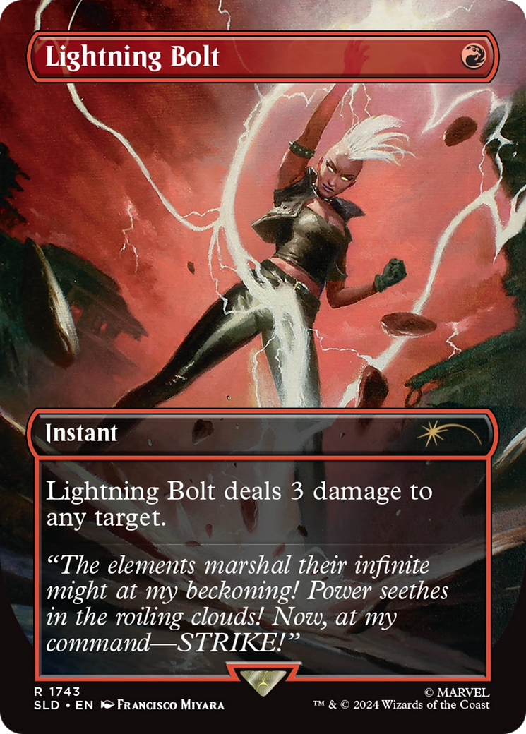 Lightning Bolt (1743) (Rainbow Foil) [Secret Lair Drop Series] | Webway Games