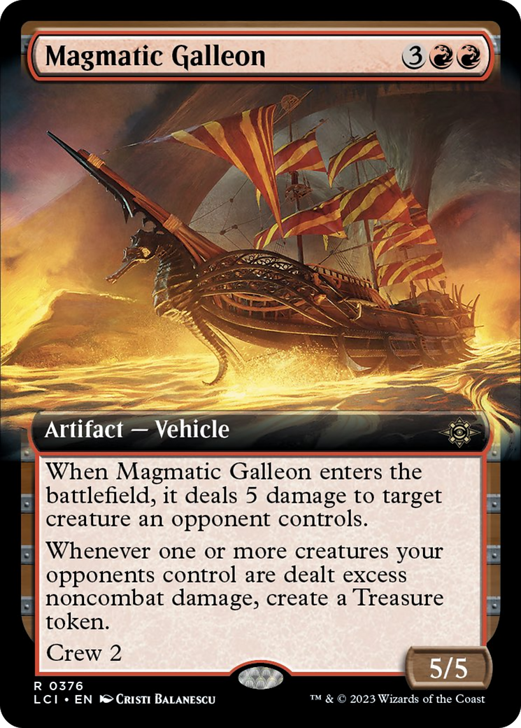 Magmatic Galleon (Extended Art) [The Lost Caverns of Ixalan] | Webway Games