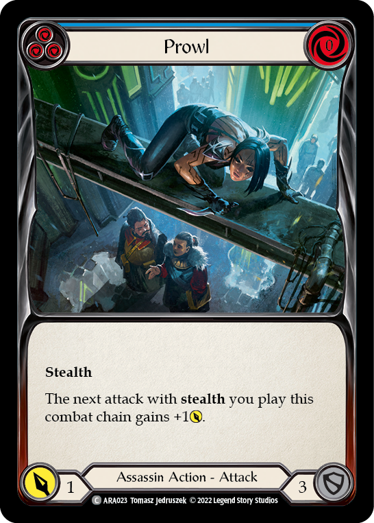 Prowl (Blue) [ARA023] (Outsiders Arakni Blitz Deck) | Webway Games