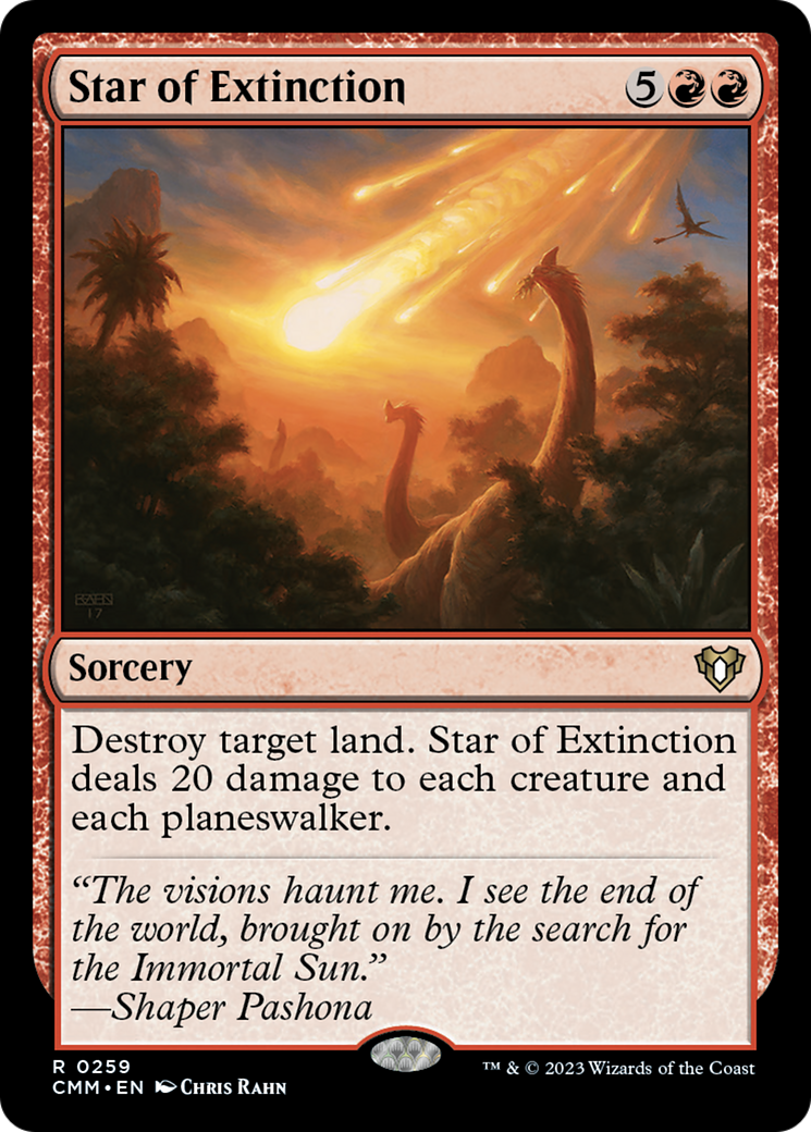 Star of Extinction [Commander Masters] | Webway Games
