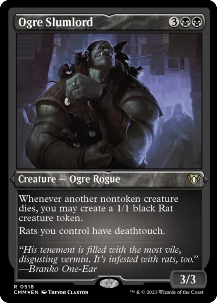 Ogre Slumlord (Foil Etched) [Commander Masters] | Webway Games