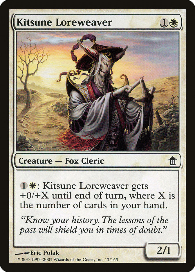 Kitsune Loreweaver [Saviors of Kamigawa] | Webway Games