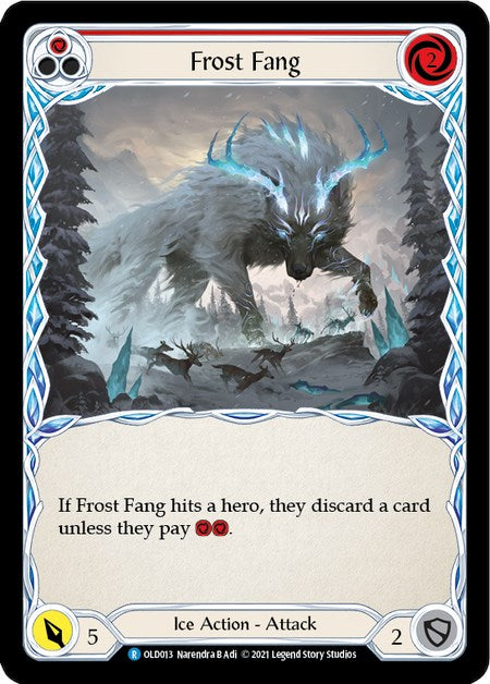Frost Fang (Red) [OLD013] (Tales of Aria Oldhim Blitz Deck)  1st Edition Normal | Webway Games