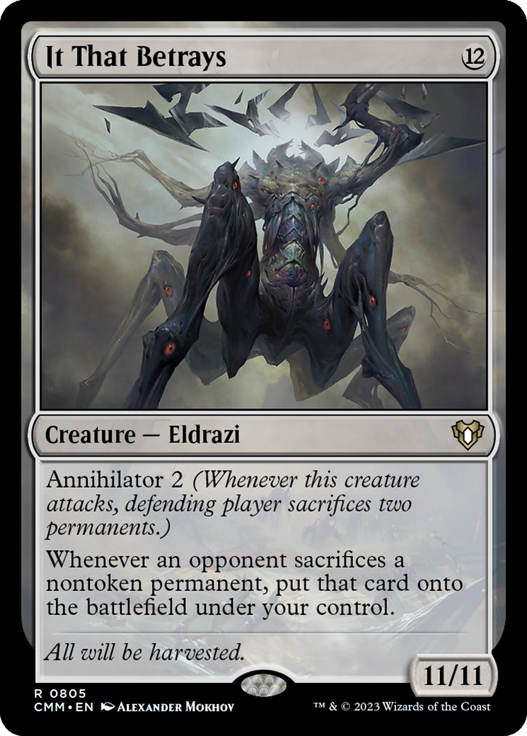 It That Betrays [Commander Masters] | Webway Games