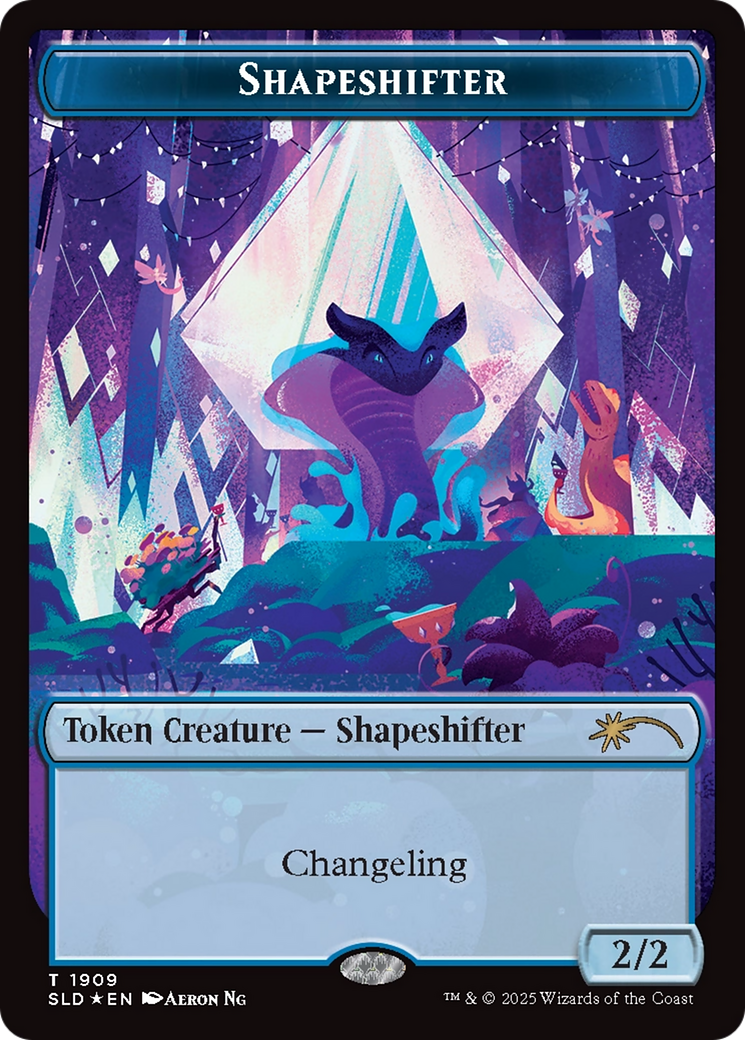 Shapeshifter Token (1909) (Double Rainbow Foil) [Secret Lair Drop Series] | Webway Games