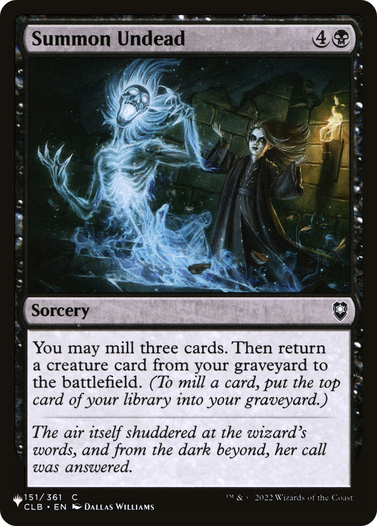 Summon Undead [The List] | Webway Games
