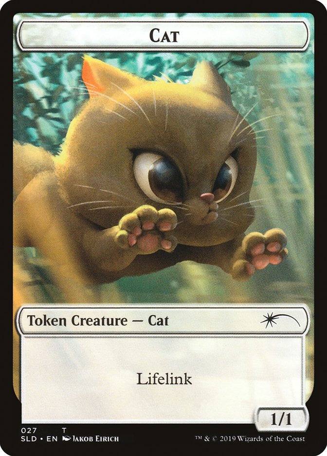 Cat (27) // Cat (28) Double-Sided Token [Secret Lair Drop Series] | Webway Games