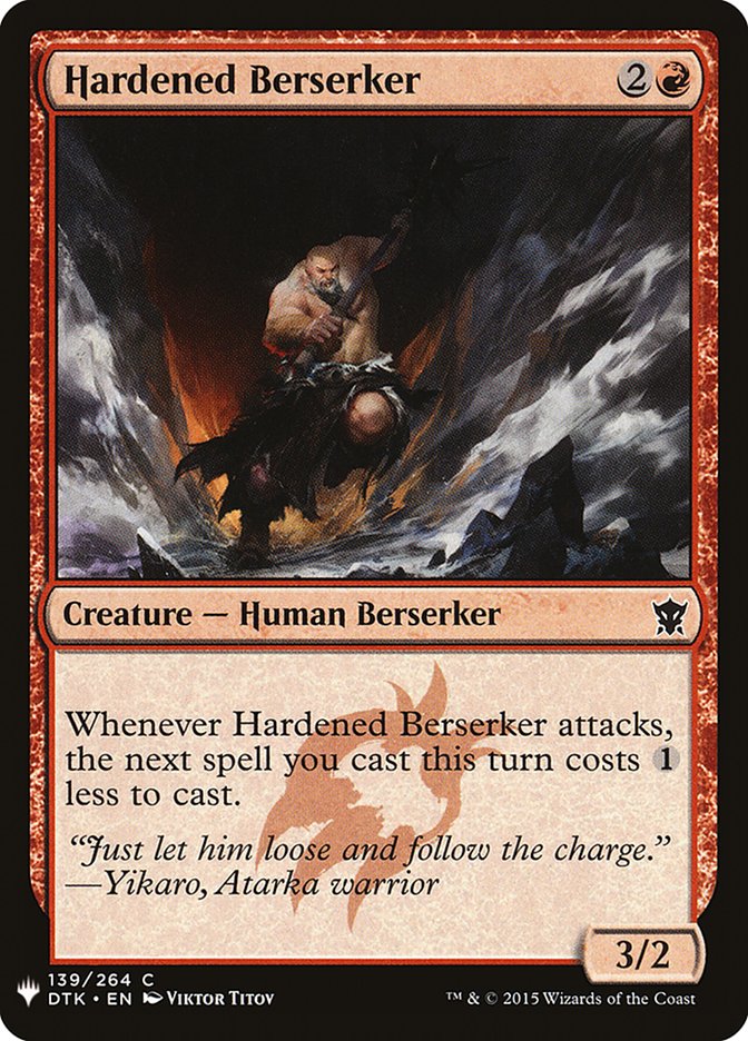 Hardened Berserker [Mystery Booster] | Webway Games
